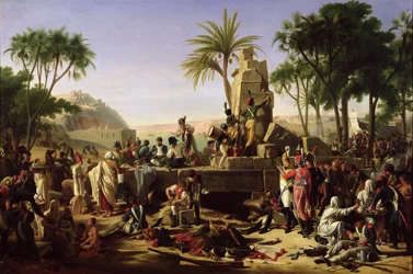 Truppen halten am Ufer des Nils, 2. Februar 1799, 1812